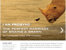 Tablet Screenshot of iamprosync.com